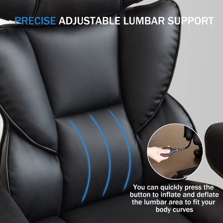 Krzesło biurowe z podnóżkiem i – Ergonomic Footrest Adjustable recenzja i cena
