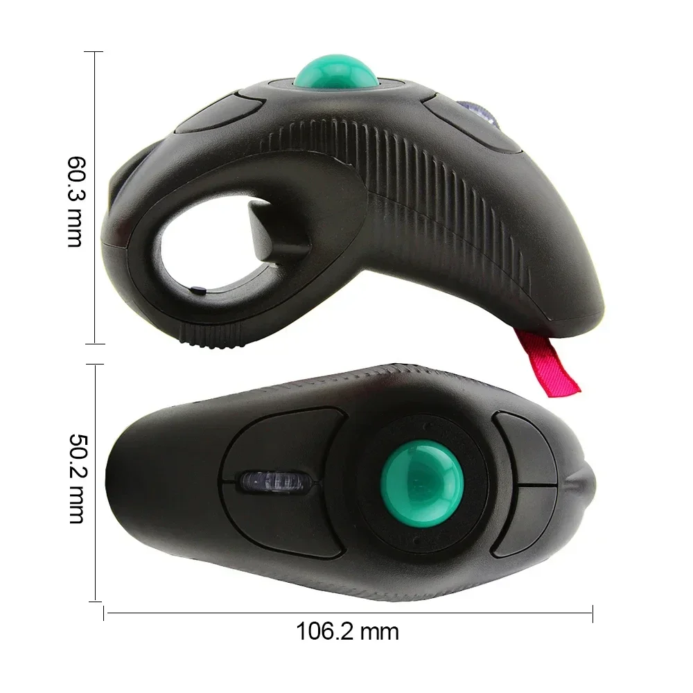 Nowa mysz 2.4GHz sterowana kci – Ergonomic Mouse Trackball Thumb recenzja i cena