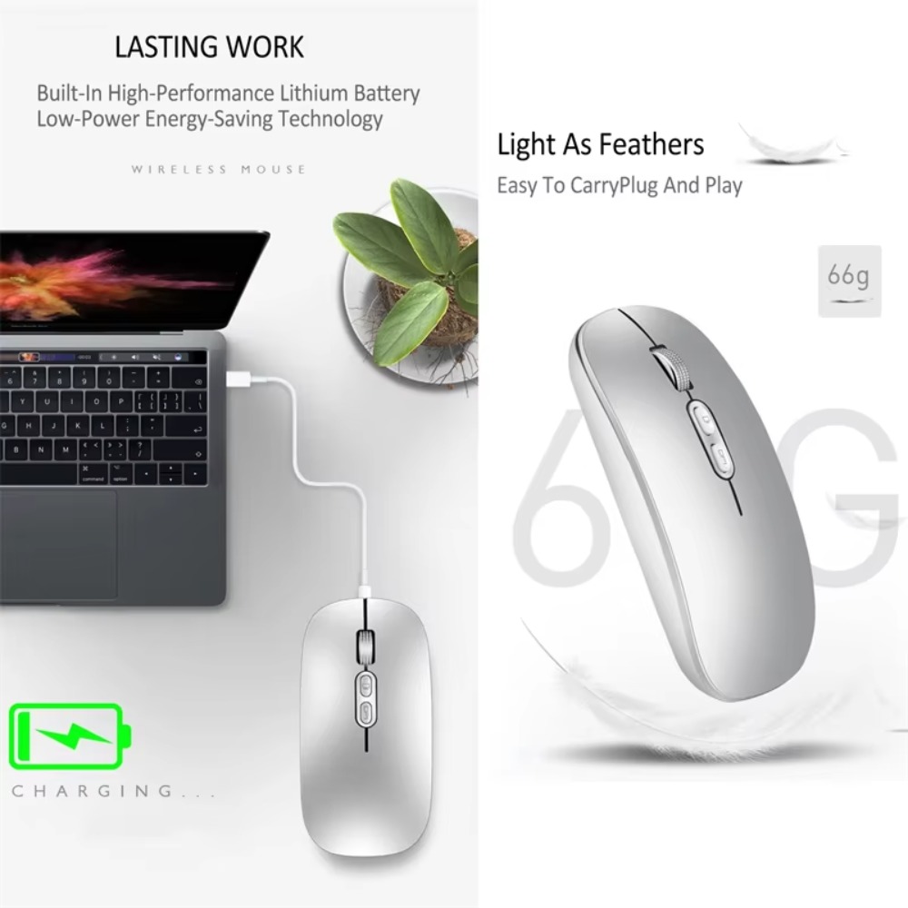 Cicha, bezprzewodowa mysz Blue – Ergonomic Mouse 2.4G Silent Click recenzja i cena