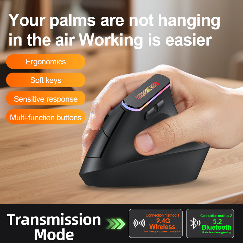 Bezprzewodowa, pionowa mysz op – Vertical Mouse Left Handed recenzja i cena