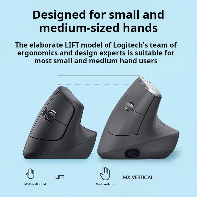 Mysz Logitech Lift Vertical Er – Vertical Mouse Dpi 4000 recenzja i cena