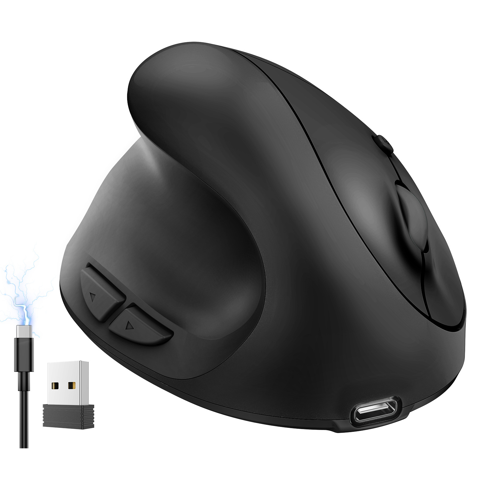 Różowa, cicha, bezprzewodowa m – Vertical Mouse Left Handed recenzja i cena