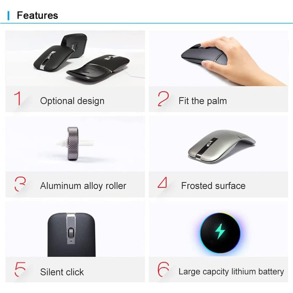 Ergonomiczna mysz bezprzewodow – Ergonomic Mouse 2.4G Silent Click recenzja i cena