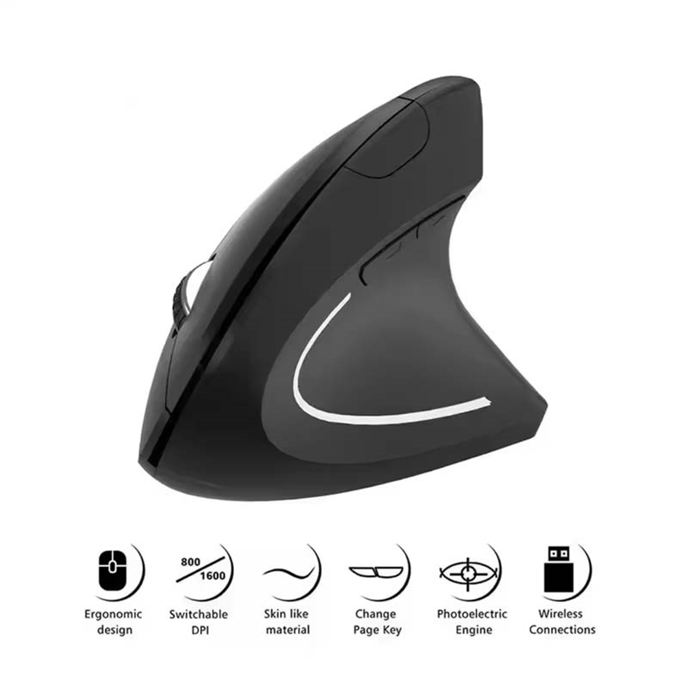 2.4G Bezprzewodowa, pionowa, e – Vertical Mouse Left Handed recenzja i cena