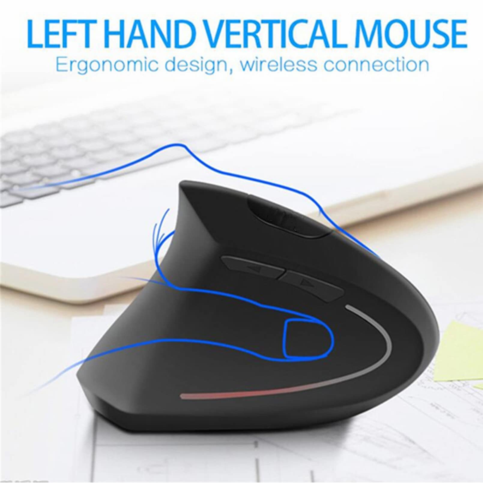 Bezprzewodowa pionowa mysz dla – Vertical Mouse Left Handed recenzja i cena