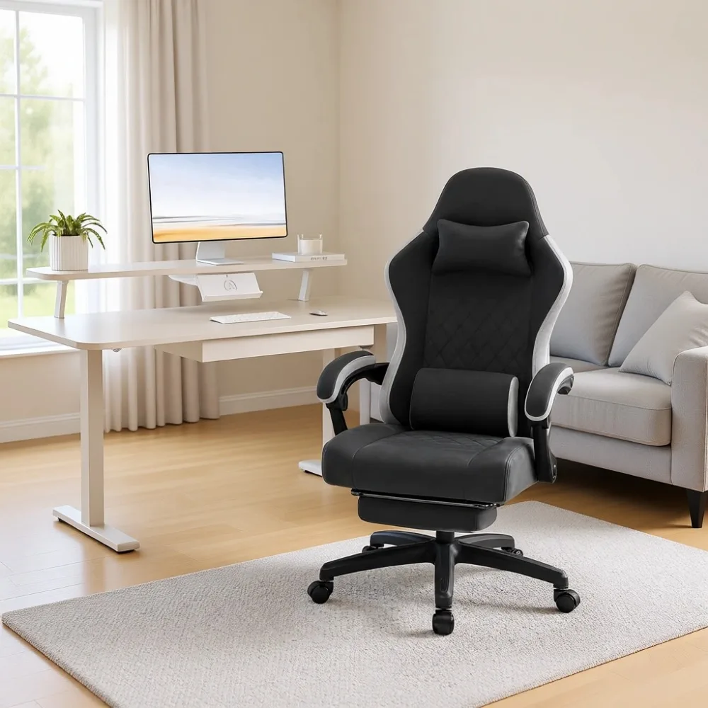 Ergonomiczne krzesło do gier z – Ergonomic Footrest Adjustable recenzja i cena