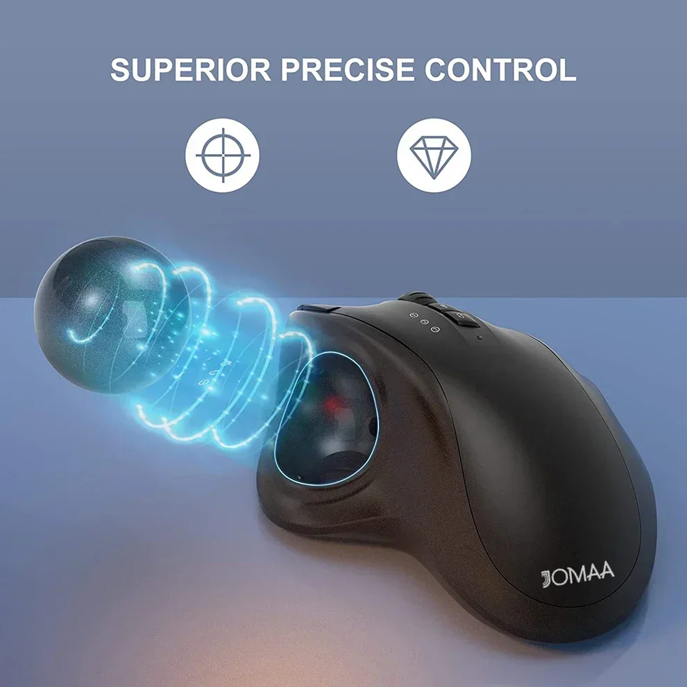 Bezprzewodowa mysz z kulką, er – Ergonomic Mouse Trackball Thumb recenzja i cena