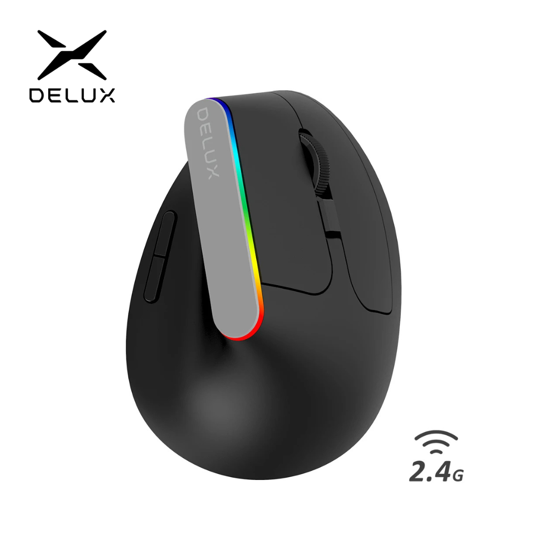 Delux M618C Bezprzewodowa, cic – Ergonomic Vertical Mouse Wireless recenzja i cena