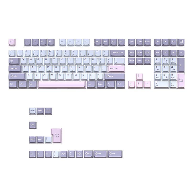 Klawisze Macarone 126, Double  – Ergonomic Keyboard Split Mechanical recenzja i cena