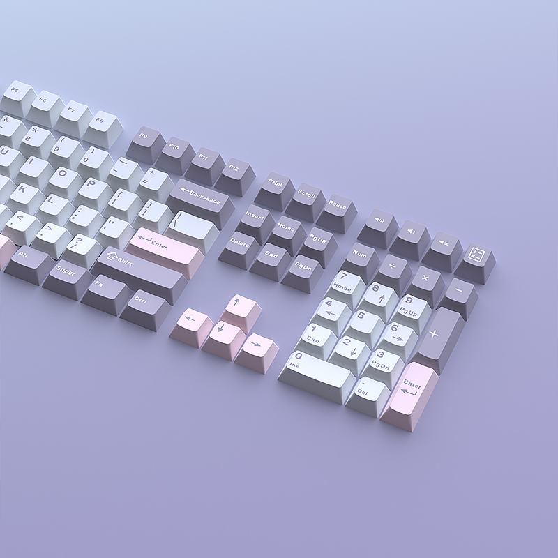 Klawisze Macarone 126, Double  – Ergonomic Keyboard Split Mechanical recenzja i cena