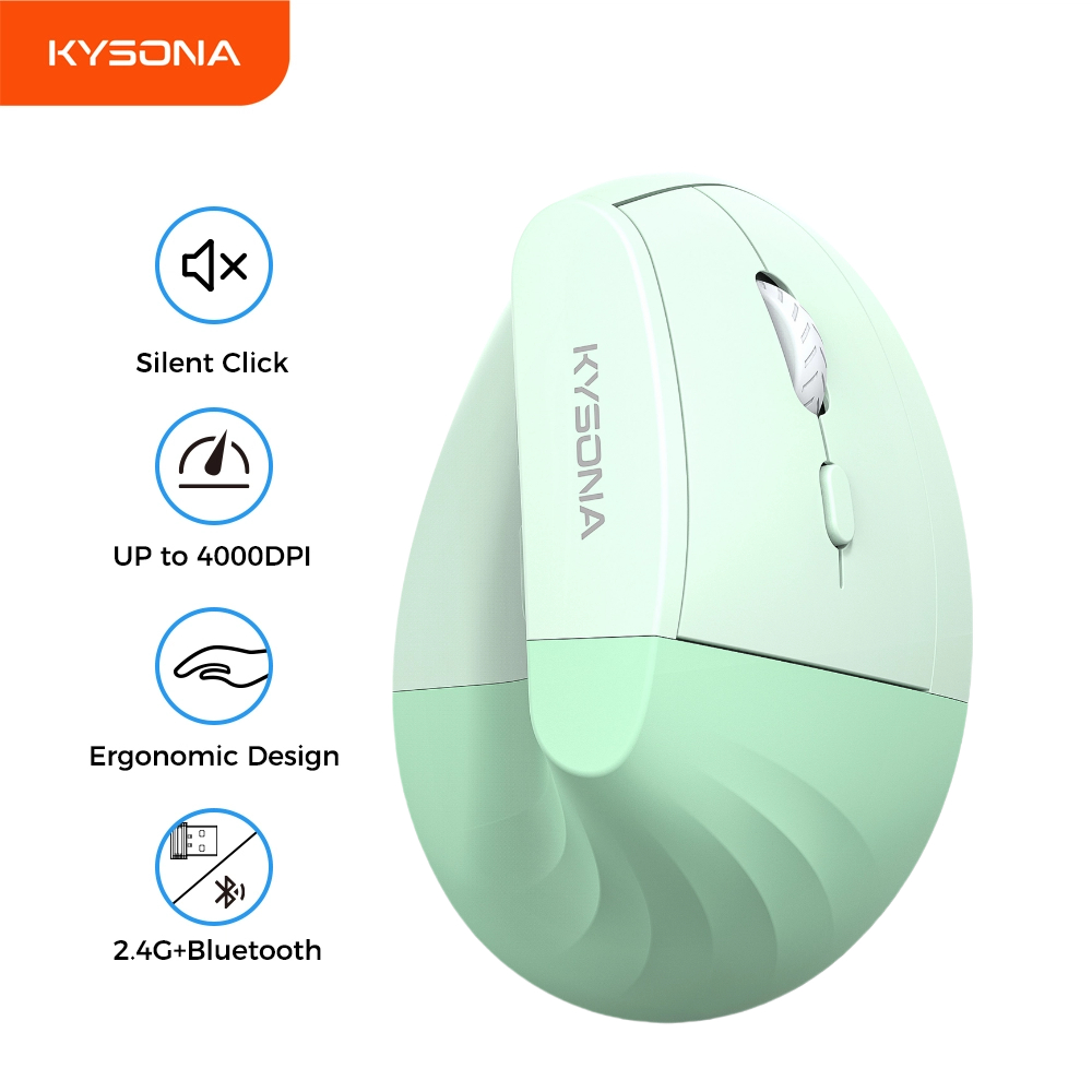 Mysz pionowa KYSONA Ergonomicz – Vertical Mouse Dpi 4000 recenzja i cena