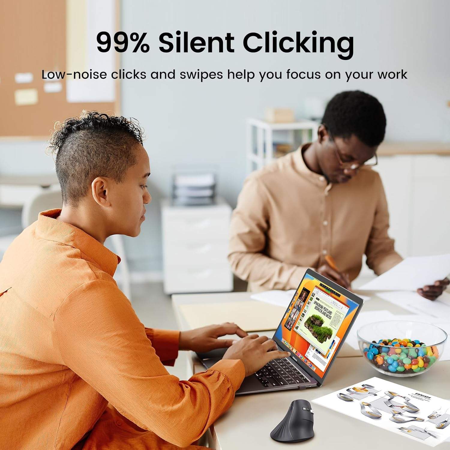 UGREEN MU008 Pionowa Bezprzewo – Ergonomic Vertical Mouse Wireless recenzja i cena