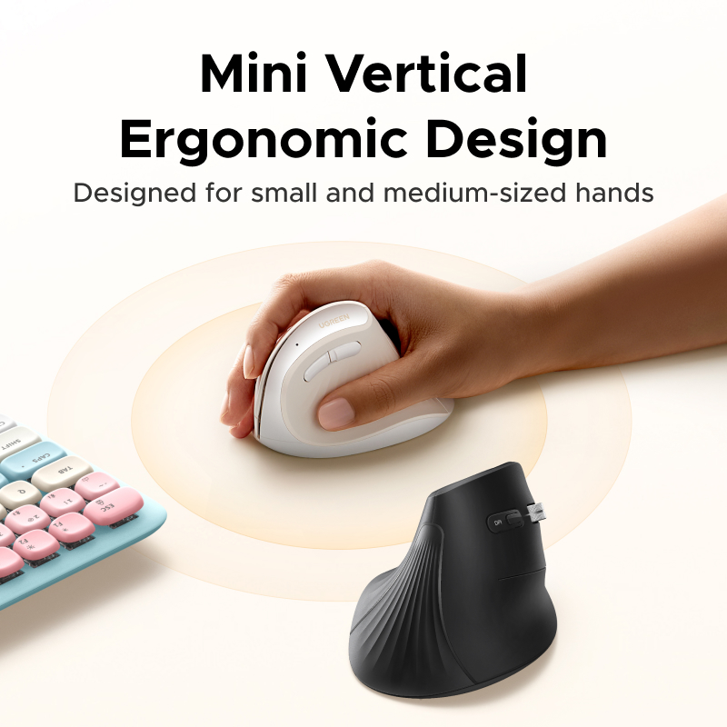 UGREEN Mini Pionowa Mysz Bezpr – Vertical Mouse Dpi 4000 recenzja i cena