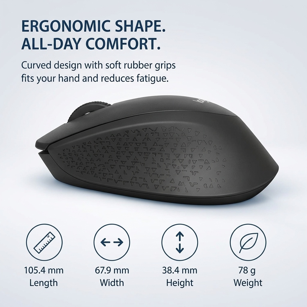 Bezprzewodowa mysz Logitech M3 – Ergonomic Mouse 2.4G Silent Click recenzja i cena