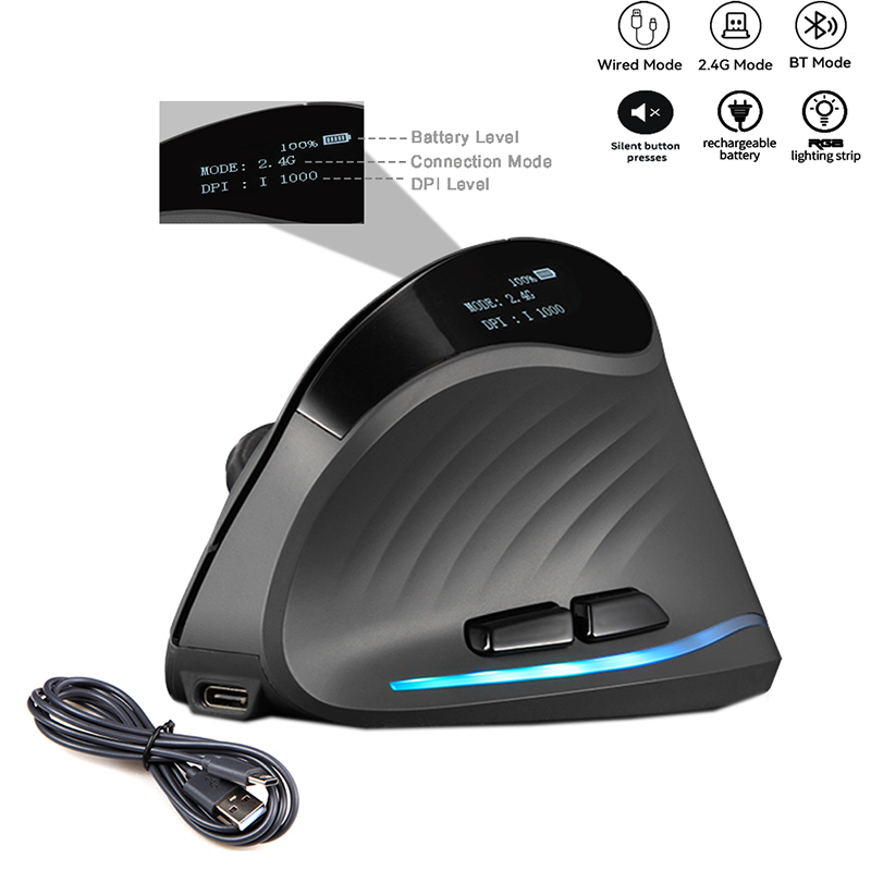 Bezprzewodowa pionowa mysz z w – Vertical Mouse Dpi 4000 recenzja i cena