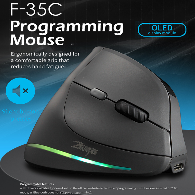Bezprzewodowa pionowa mysz z w – Vertical Mouse Dpi 4000 recenzja i cena