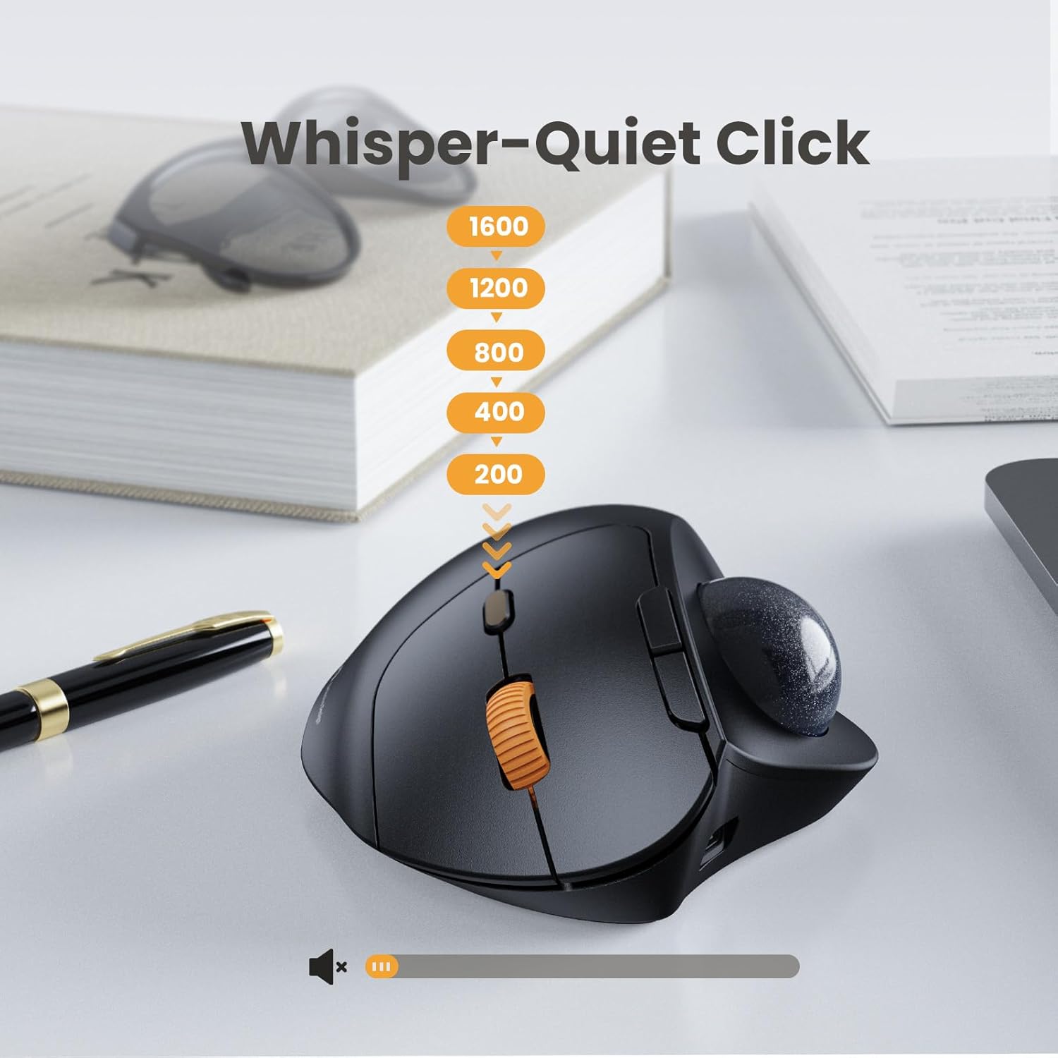 Mysz trackball bezprzewodowa P – Ergonomic Mouse Trackball Thumb recenzja i cena