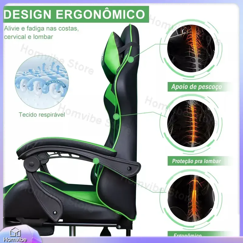 Ergonomiczne krzesło gamingowe – Ergonomic Footrest Adjustable recenzja i cena