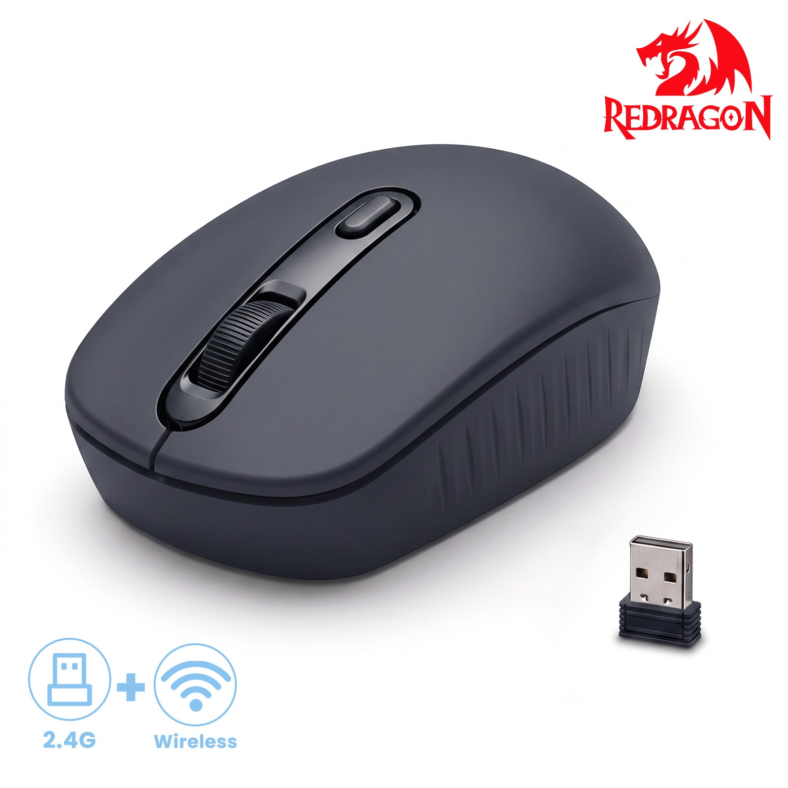 Redragon – bezprzewodowa mysz  – Ergonomic Mouse 2.4G Silent Click recenzja i cena