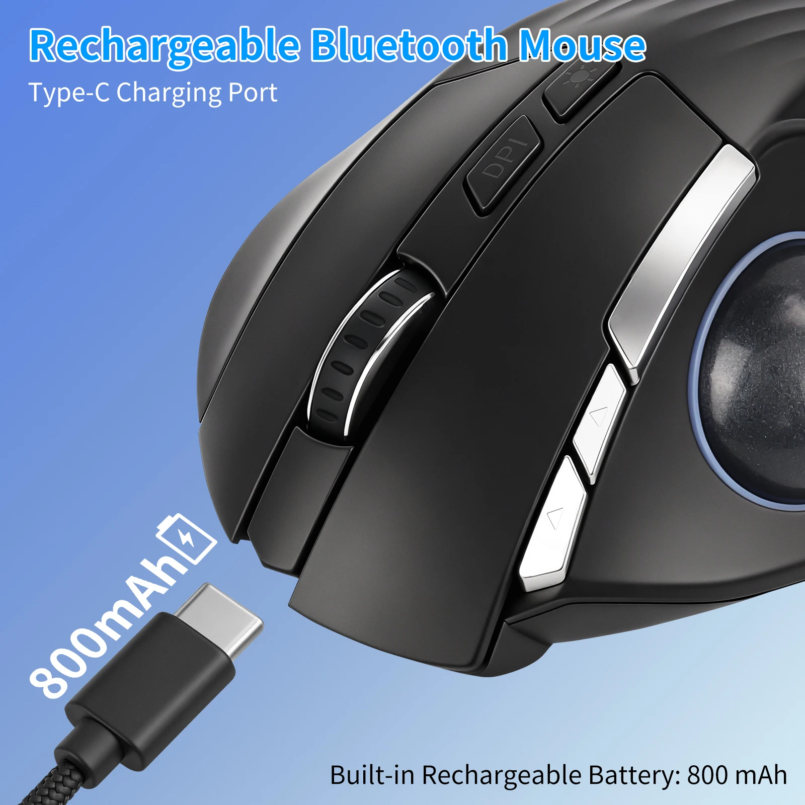 Ergonomiczna mysz trackballowa – Ergonomic Mouse Trackball Thumb recenzja i cena